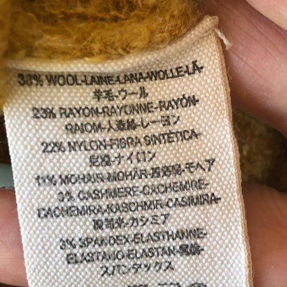 Free People Mousse Cropped Hoodie Boho Cottagecore Cozy Sweater Comfy - Picture 10 of 13